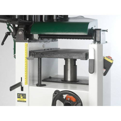 Record Power PT310-HB/UK1 12 x 8" Helical Block Heavy-Duty Planer Thicknesser Package with Wheel Kit