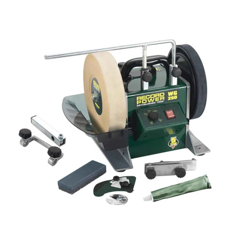 Record Power WG250 PK/A 10" Wet Stone Sharpening System Package Deal