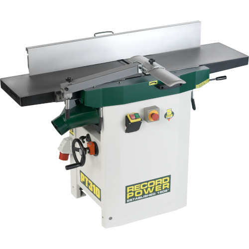 Record Power PT310/UK1 12 x 8" Heavy-Duty Planer Thicknesser Package with Wheel Kit and Digital Read