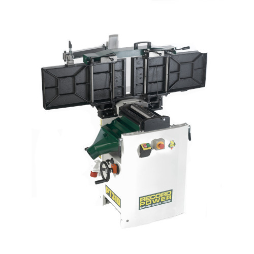 Record Power PT310/UK1 12 x 8" Heavy-Duty Planer Thicknesser Package with Wheel Kit and Digital Read