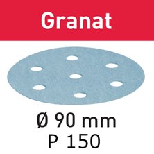 Festool Abrasive sheet Granat STF D90/6 P150 GR/100