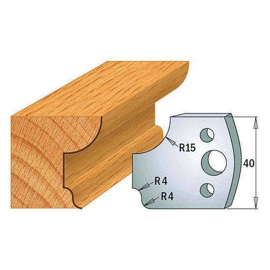 CMT 690.043 40x4mm HSS Profile Cutters